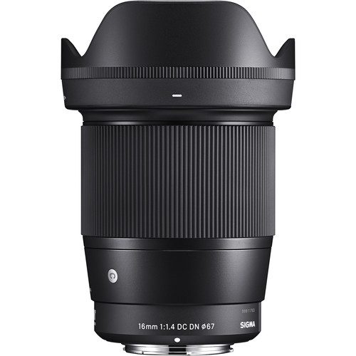Sigma 16mm f/1.4 DC DN Contemporary Lens for Sony E & M4/3