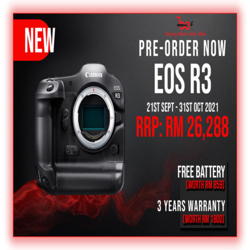 (PRE-ORDER) Canon EOS R3 Mirrorless Digital Camera (Body Only)