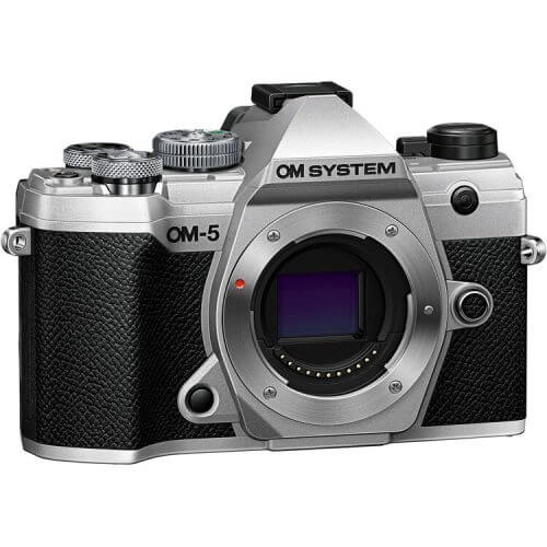 OM SYSTEM OM-5 BODY ONLY (SILVER)