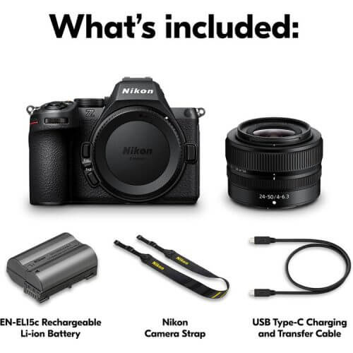 Nikon Z5 II PACKAGE (FREE 64GB CARD + CAMERA BAG + EXTRA BATTERY EL-EL15C )