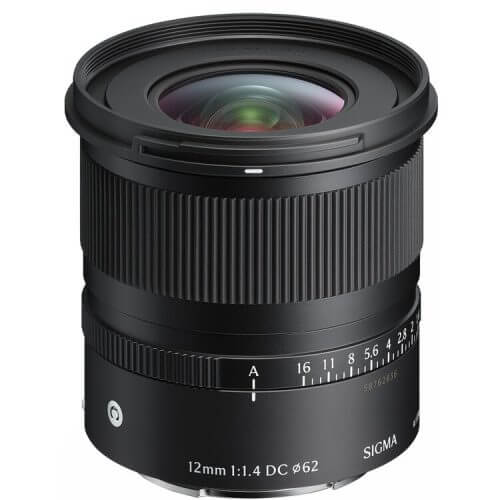 Sigma 12mm f/1.4 DC Contemporary Lens (FREE PROTECTIVE FILTER) (FOR SONY E / FUJFILM X / CANON RF )