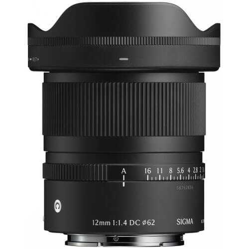 Sigma 12mm f/1.4 DC Contemporary Lens (FREE PROTECTIVE FILTER) (FOR SONY E / FUJFILM X / CANON RF )